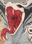 Rating: s
ID: 5635679
Date: 2025-06-11 16:30:31 -0400
Status: active
Score: 26
anthro black_markings bodily_fluids fangs female forked_tongue front_view glistening glistening_eyes grey_body hi_res markings mouth_shot narrowed_eyes open_mouth piercing pupils red_eyes reptile ring_piercing saliva saliva_on_tongue santanahoffman scalie sharp_teeth simple_background slit_pupils snake solo teeth tongue tongue_out white_body post #5635679