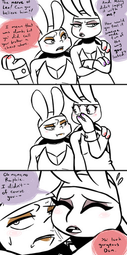 2017 anthro bunny_costume chipped_shell clothed clothing colored_nails comic costume crossdressing crossed_arms dialogue donatello_(tmnt) english_text eyeshadow fake_ears fake_rabbit_ears hand_on_shoulder inkyfrog lipstick makeup male partially_colored purple_eyes raphael_(tmnt) red_nails reptile rosy_cheeks scalie shell shirt_cuffs simple_background sweat sweatdrop tears teenage_mutant_ninja_turtles text tooth_gap turtle white_background
Rating: Safe
Score: 1
User: JAKXXX3
Date: October 17, 2017 2017 anthro bunny_costume chipped_shell clothed clothing colored_nails comic costume crossdressing crossed_arms dialogue donatello_(tmnt) english_text eyeshadow fake_ears fake_rabbit_ears hand_on_shoulder inkyfrog lipstick makeup male partially_colored purple_eyes raphael_(tmnt) red_nails reptile rosy_cheeks scalie shell shirt_cuffs simple_background sweat sweatdrop tears teenage_mutant_ninja_turtles text tooth_gap turtle white_background
Rating: Safe
Score: 1
User: JAKXXX3
Date: October 17, 2017