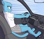 Rating: s
ID: 5654259
Date: 2025-06-19 19:39:28 -0400
Status: active
Score: 12
3_toes 4_fingers barefoot barefoot_driving blue_body blue_feet blue_fur bottomwear car cartoon_network clothing dashboard domestic_cat electronics feet felid feline felis female fingers fur grey_bottomwear grey_clothing grey_skirt hi_res inside_car inside_vehicle interior_view leo-san mammal nicole_watterson pedal_pumping pink_nose purple_eyes radio shirt skirt smile solo speedometer steering_wheel teeth the_amazing_world_of_gumball toes topwear vehicle white_clothing white_shirt white_topwear windshield post #5654259