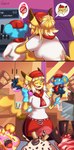 Rating: s
ID: 5157158
Date: 2024-11-02 20:39:36 -0400
Status: active
Score: 27
absurd_res anthro breasts clothing comic cooking_with_furs dessert duo english_text felid feline female food food_transformation fruit generation_1_pokemon generation_4_pokemon gesture gloves handwear hi_res ice_cream ice_cream_cone ice_cream_machine ice_cream_scooper iconography la-frugele mammal nintendo pikachu pinky_out plant pokemon pokemon_(species) pokemon_cafe_remix revenge rodent shinx side_boob speech_bubble strawberry text transformation post #5157158