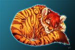 Rating: s
ID: 2503802
Date: 2020-11-26 05:53:53 -0500
Status: active
Score: 19
2011 ambiguous_gender black_body black_fur cheek_tuft digital_media_(artwork) dipstick_tail eyes_closed facial_tuft felid feral fur gradient_background hair mammal markings multicolored_tail nikara outline pantherine red_hair shaded simple_background skeleion sleeping solo striped_body striped_fur stripes tail tail_markings tan_body tan_fur tiger tuft whiskers yellow_body yellow_fur post #2503802