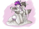 Rating: s
ID: 5574276
Date: 2025-05-15 14:58:58 -0400
Status: active
Score: 8
2011 4:3 anthro arm_markings assimilation blush canid canine canis colored duo eyes_closed fur glistening glistening_body gloves_(marking) goo_creature goo_drip goo_transformation grey_body grey_fur grey_hair grey_markings hair holding_from_behind kneeling looking_at_own_hand male mammal markings mxl navel nude procyonid purple_eyes purple_hair raccoon simple_background sitting smile species_transformation spread_legs spreading tail tail_between_legs tail_markings transformation twinning white_body white_fur wolf post #5574276
