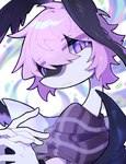 Rating: s
ID: 5342312
Date: 2025-01-31 10:27:46 -0500
Status: active
Score: 8
2023 ambiguous_gender anthro bust_portrait clothed clothing feathered_ears hair hi_res kemono pink_hair portrait purple_eyes purple_scarf reptile scalie scarf snake solo xiaohen_(zhang_gun) zhang_gun post #5342312