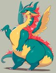 Rating: s
ID: 5284345
Date: 2025-01-03 13:26:20 -0500
Status: active
Score: 49
2024 4_fingers 4_toes anthro back_mane belly big_tail biped claws colored countershade_face countershade_neck countershade_skin countershade_tail countershade_torso countershading digital_media_(artwork) dragon eyelashes fangs feathered_wings feathers featureless_chest featureless_crotch feet female female_anthro finger_claws fingers fluffy full-length_portrait fur green_body green_ears green_feathers green_horn green_skin green_wings grey_background hi_res horn kemono long_neck looking_at_viewer mane multicolored_body mythological_creature mythological_scalie mythology nude open_mouth open_smile overweight overweight_anthro overweight_female pink_tongue portrait pupils red_body red_eyes red_fur scalie semi-anthro shaded simple_background smile snout solo standing tail tail_mane teeth thick_tail thick_thighs three-quarter_view toe_claws toes tongue two_tone_wings white_claws wide_hips wings xmu yellow_body yellow_countershading yellow_feathers yellow_inner_ear yellow_skin yellow_wings post #5284345