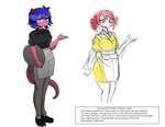 Rating: s
ID: 3691287
Date: 2022-11-14 16:43:14 -0500
Status: active
Score: 4
anthro apron atlus blue_hair bow_accessory catherine_(video_game) cavemanon cavemanon_studios clothed clothing concept_art duo english_text female hair hi_res long_tail looking_at_viewer pink_body red_hair reptile rexhastala scalie sega short_hair simple_background sketch snoot_game standing tail text waiter waiter_tray waitress_uniform white_background post #3691287