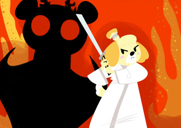 Rating: s
ID: 5711291
Date: 2025-07-15 20:03:01 -0400
Status: active
Score: 3
2018 2_horns 5_fingers animal_crossing anthro asian_clothing bell_hair_tie black_eyes black_horn blonde_hair canid canine canis closed_frown clothed clothed_anthro clothed_female clothing colored cookieboy011 crossover demon digital_drawing_(artwork) digital_media_(artwork) dipstick_tail domestic_dog duo east_asian_clothing english_description female female_anthro fingers fire flat_colors floppy_ears frown furrowed_brow hair holding_katana holding_melee_weapon holding_object holding_sword holding_weapon horn isabelle_(animal_crossing) japanese_clothing katana kimono lineless lop_ears male male_anthro mammal markings melee_weapon mouth_closed multicolored_hair nintendo orange_ears orange_hair ponytail raccoon_dog red_background red_eyes red_hair_tie samurai_jack shih_tzu silhouette simple_background standing sword tail tail_markings tanuki tom_nook_(animal_crossing) toy_dog two_tone_hair two_tone_tail weapon white_clothing white_kimono white_tail_tip yellow_tail post #5711291