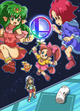 blue_eyes blush earthbound_(series) female fight fire_emblem flower green_eyes green_hair hair hair_ribbon human_focus kasuga39 kumatora leaf_(pokémon) lip_(character) manakete nintendo not_furry panel_de_pon pink_eyes pink_hair plant pokémon pokémon_(species) ribbons sandbag_(super_smash_bros) smash_ball space super_smash_bros tiki_(fire_emblem) torchic video_games
Rating: Safe
Score: 2
User: KanjiKunHusbando
Date: June 19, 2018 blue_eyes blush earthbound_(series) female fight fire_emblem flower green_eyes green_hair hair hair_ribbon human_focus kasuga39 kumatora leaf_(pokémon) lip_(character) manakete nintendo not_furry panel_de_pon pink_eyes pink_hair plant pokémon pokémon_(species) ribbons sandbag_(super_smash_bros) smash_ball space super_smash_bros tiki_(fire_emblem) torchic video_games
Rating: Safe
Score: 2
User: KanjiKunHusbando
Date: June 19, 2018