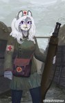 Rating: s
ID: 4393865
Date: 2023-11-04 13:38:36 -0400
Status: active
Score: 21
absurd_res anthro battlefield blood_stained_clothing bodily_fluids clothing emotional fangs felid female field_medic fur grey_body grey_fur hair hi_res light_blood long_hair mammal military_uniform misterfyrryman prehistoric_species purple_eyes saber-toothed_tiger sabertooth_(anatomy) shima_sonoma solo stained_clothing stretcher tears teeth trench uniform white_body white_fur world_war_1 post #4393865