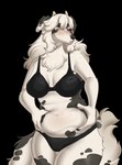 Rating: s
ID: 5302827
Date: 2025-01-12 10:29:53 -0500
Status: active
Score: 19
absurd_res alpha_channel anthro black_bra black_clothing black_underwear blush borzoi bovid bovine bra canid canine canis cattle claws clothed clothing domestic_dog female fur hair hand_on_belly hi_res horn hunting_dog hybrid long_hair looking_at_belly mammal markings nails nakkies navel neck_tuft oxana_(cowface) sighthound simple_background slightly_chubby solo spots spotted_body spotted_fur text transparent_background tuft underwear worried yellow_eyes post #5302827