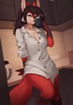 Rating: s
ID: 3445576
Date: 2022-07-14 00:21:19 -0400
Status: active
Score: 398
2021 anthro beverage black_hair bottomless breasts canid canine carmine_(foxovh) cleavage clothed clothing coffee collared_shirt conditional_dnp container cup digital_media_(artwork) dress_shirt female fox fur hair hi_res inside looking_at_viewer mammal red_body red_fur shirt shirt_only smile solo topwear topwear_only white_clothing white_shirt white_topwear woolrool yellow_eyes post #3445576