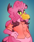 Rating: s
ID: 5642721
Date: 2025-06-14 20:50:37 -0400
Status: active
Score: 1
4_fingers accipitrid accipitriform anthro arm_tuft avian beak bent_arm bird blue_background bottomless bottomless_anthro bottomless_male button_(fastener) closed_beak clothed clothed_anthro clothed_male clothing colored digital_drawing_(artwork) digital_media_(artwork) eagle elbow_tuft eyebrows fangs feather_hair feathers fingers gniloy green_eyes hair half-closed_eyes half-length_portrait hi_res light lighting long_hair looking_at_viewer male male_anthro multicolored_body multicolored_feathers multicolored_hair narrowed_eyes pallas's_sea_eagle pink_body pink_eyebrows pink_feathers pink_tail portrait pseudo_hair purple_eyelids purple_hair sea_eagle shaded simple_background solo tail tail_feathers tan_dress_shirt teeth the-crazy-echidna-lady toothed_beak tuft two_tone_body two_tone_feathers two_tone_hair wavy_hair wide_hipped_anthro wide_hipped_male yellow_beak post #5642721