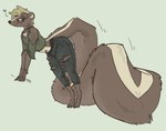 Rating: s
ID: 5604606
Date: 2025-05-28 13:50:59 -0400
Status: active
Score: 29
anthro bent_over big_butt big_tail bottomwear brown_body brown_fur butt clothing crop_top denim denim_bottomwear denim_clothing eyewear fur glasses green_background heart_symbol hi_res huge_tail jeans long_tail male mammal mephitid nonbinary_(lore) pants shirt simple_background skunk solo tail tan_body tan_fur thick_thighs topwear vanilla_(vanillayote) vanillayote wearing_glasses post #5604606
