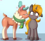 Rating: s
ID: 3928268
Date: 2023-03-13 22:15:30 -0400
Status: active
Score: 21
2021 :o absurd_res an-tonio antlers blonde_hair blue_antlers blush brown_hooves canon_x_oc cashmere_(tfh) chest_tuft clothing cloven_hooves deer duo english_text equid equine eyelashes eyes_closed eyewear female feral fur glasses green_scarf grey_body grey_fur hair half-closed_eyes hasbro heart_symbol hi_res hooves horn kissing kissing_cheek leg_markings lidded_eyes lying mammal markings multicolored_body multicolored_fur my_little_pony mythological_creature mythological_equine mythology narrowed_eyes neck_tuft new_world_deer nuclear_fusion_(mrneo) on_side open_mouth pupils quadruped reindeer scarf scut_tail short_tail signature simple_background small_pupils socks_(marking) surprise surprise_kiss tail tan_body tan_fur text them's_fightin'_herds tuft two_tone_body two_tone_fur unicorn yellow_tail post #3928268