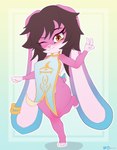 Rating: s
ID: 5618808
Date: 2025-06-03 15:48:24 -0400
Status: active
Score: 8
absurd_res anthro breasts chibi clothed clothing female floppy_ears fur gesture hand_gesture hi_res lagomorph leporid looking_at_viewer lop_ears mammal no_underwear one_eye_closed one_leg_up orez_art pelvic_curtain pink_body pink_fur rabbit raised_leg remmy_(remybunny) scut_tail short_stack short_tail side_boob sideless_clothing solo tail trans_(lore) trans_woman_(lore) v_sign wide_hips wink post #5618808