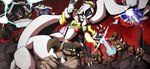Rating: s
ID: 4243231
Date: 2023-08-19 21:33:03 -0400
Status: active
Score: 4
1_eye 2021 3_fingers 5_fingers 5_toes absurd_res accessory alien alien_humanoid ambiguous_gender barefoot black_body black_headband black_skin breasts brown_body claws clothing demon demon_humanoid doom_(series) feet female feral finger_claws fingers fist foot_on_head glowing glowing_eyes group gun hair headband hi_res horn humanoid humanoid_feet hybrid id_software inkicrow long_tail microsoft monster nails open_mouth palms plantigrade ranged_weapon red_background red_body red_eyes rock sharp_teeth short_hair simple_background spacecraft spikes spikes_(anatomy) stirrup_clothing stirrup_footwear stirrup_legwear stirrups tail teeth toenails toes vehicle weapon white_body white_hair yellow_clothing post #4243231