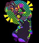Rating: s
ID: 5542163
Date: 2025-05-01 16:25:38 -0400
Status: active
Score: 9
2022 3_fingers aisha_(neopets) alpha_channel antennae_(anatomy) anthro armband belt belt_buckle bent_arm black_armband black_body black_bottomwear black_clothing black_collar black_crop_top black_fur black_markings black_pants black_shirt black_topwear bottomwear buckle chotpot circle clothed clothed_anthro clothed_male clothing collar crop_top dipstick_tail english_description eyes_closed eyewear eyewear_on_head facial_markings fan_character fingers fully_clothed fully_clothed_anthro fully_clothed_male fur goggles goggles_on_head green_clothing green_markings green_underwear hand_pawpads handpaw head_markings low_res male male_anthro markings midriff multicolored_belt multicolored_body multicolored_fur multicolored_outline multicolored_tail navel navel_piercing neopet_(species) neopets noseless orange_inner_ear orange_markings outline oversized_bottomwear oversized_clothing oversized_pants pants pawpads paws piercing pink_pawpads pink_tongue pockets purple_tail_tip rainbow_belt rainbow_outline shaded shirt simple_background simple_shading skull_(marking) solo spiked_collar spikes tail tail_markings tongue topwear transparent_background underwear zephyr_(chotpot) post #5542163