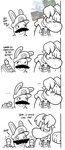 Rating: s
ID: 5653940
Date: 2025-06-19 17:11:30 -0400
Status: pending
Score: 6
2023 4_fingers 4_panel_comic anthro big_nose black_and_white black_eyes black_facial_hair black_mustache bodily_fluids closed_smile clothed clothed_humanoid clothed_male clothing comic crossover dialogue digital_media_(artwork) duo ellipsis english_description english_text eyes_closed facial_hair fingers flat_colors floating_hands floating_head gauntlets_(weapon) hair hi_res hoodie humanoid lagomorph larger_humanoid larger_male leaning_on_wall long_ears looking_at_another looking_back looking_back_at_another male male_anthro male_humanoid mammal mario_bros mario_plus_rabbids_kingdom_battle mario_plus_rabbids_sparks_of_hope memories monochrome motion_lines mouth_closed mustache nintendo noseless open_mouth open_smile pupils rabbid rabbid_mario raving_rabbids raygirl rayman rayman_(series) raypeople_(rayman) screencap serguei shaking short_hair simple_background size_difference smaller_anthro smaller_male smile smiling_at_another sweat sweaty_face talking_to_another teeth text topwear traumatized trembling ubisoft wall_(structure) white_background white_hair white_pupils post #5653940