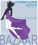 Rating: s
ID: 5574688
Date: 2025-05-15 17:28:50 -0400
Status: active
Score: 0
5:6 absurd_res anthro black_body black_fur bovid caprine clothed clothing cover dress ear_piercing ear_ring evening_gown female fictional_magazine_cover footwear full-length_portrait fully_clothed fur gem goat hi_res high_heels hooves horn jewelry magazine magazine_cover mammal multicolored_body multicolored_fur orange_eyes pearl_(gem) piercing plantigrade portrait purple_clothing raised_heel ring_piercing shoes signed.lavender solo sophia_(here2express) sparkles sparkling_clothing sparkling_dress tail two_tone_body two_tone_fur valais_blackneck_goat white_body white_fur white_hooves white_horn white_tail post #5574688