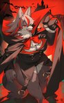 Rating: s
ID: 5524753
Date: 2025-04-23 08:51:29 -0400
Status: active
Score: 25
anthro biped black_clothing breasts canid canine cape castle cleavage clothed clothing female fingers fur hair hi_res high-angle_view kishibe looking_at_viewer mammal medium_breasts multicolored_body multicolored_fur multicolored_hair open_mouth open_smile red_background red_eyes simple_background smile solo thick_thighs two_tone_body two_tone_fur two_tone_hair wide_hips post #5524753
