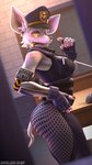 Rating: s
ID: 3089287
Date: 2021-12-25 03:31:16 -0500
Status: active
Score: 359
3d_(artwork) 9:16 anthro armwear bare_shoulders big_breasts breasts cigarette claws clothed clothing conditional_dnp desk detailed_background digital_media_(artwork) domi3d elbow_gloves electronics female fingerless_gloves freckles fur furniture gesture gloves hair hand_gesture handwear hat headgear headwear hi_res horny_police inner_ear_fluff inside looking_at_viewer makeup mammal murid murine officer_flint_(foresttherotten) orange_eyes pointing pointing_at_viewer police police_hat police_uniform radio rat rodent smoking smoking_cigarette solo source_filmmaker_(artwork) standing table text text_on_armwear text_on_clothing text_on_elbow_gloves text_on_gloves text_on_handwear thick_thighs tight_clothing tuft uniform walkie-talkie warfare_flint warfaremachine_(modeler) white_body white_fur white_hair yellow_sclera post #3089287