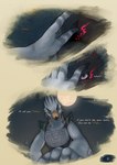 Rating: s
ID: 3628829
Date: 2022-10-15 14:23:13 -0400
Status: active
Score: 18
anthro armor asian_mythology avian biped bird breath_of_the_wild clothed clothing corvid corvus_(genus) dialogue digital_media_(artwork) digital_painting_(artwork) duo east_asian_mythology english_text evergreen_tree flint_feng_(geno28) full_moon geno28 hand_on_face hand_on_head hi_res hybrid looking_at_viewer male moon mythological_avian mythological_bird mythological_creature mythological_fenghuang mythological_firebird mythology name_in_dialogue night nintendo oscine outside painting_(artwork) passerine pine_tree plant raven rito shoulder_plates snow teba_(tloz) text the_legend_of_zelda tree watermark post #3628829