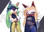 Rating: s
ID: 5575407
Date: 2025-05-15 22:31:57 -0400
Status: active
Score: 41
2025 afrosoricid anthro blonde_hair blue_eyes bracelet breasts brown_body canid canine canis cloak clothing countershade_face countershading crossed_arms digit_ring duo ear_piercing ear_ring eyelashes facial_markings female finger_ring forked_tail glistening gloves green_eyes green_hair hair handwear head_markings hi_res idw_publishing jewelry kazuna_endi mammal markings mask_(marking) one_eye_closed open_mouth piercing ring_piercing sega sonic_the_hedgehog_(comics) sonic_the_hedgehog_(idw) sonic_the_hedgehog_(series) studded_bracelet studded_jewelry studs surge_the_tenrec tail tan_body tenrec unusual_anatomy unusual_tail whisper_the_wolf wink wolf post #5575407