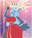 Rating: s
ID: 5364567
Date: 2025-02-10 18:45:11 -0500
Status: active
Score: 40
antlers big_breasts blue_body blue_ears blue_eyes blue_fur blue_hair blue_pupils blue_tail breasts clothing dress eyelashes female fur generation_6_pokemon glistening glistening_eyes hair hand_on_hip hi_res horn legendary_pokemon long_hair looking_at_viewer luxury_ball nintendo pokeball pokemon pokemon_(species) pupils red_clothing red_dress ring small_waist tail venela wide_hips xerneas xerneas_(active_mode) post #5364567
