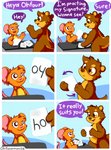 Rating: s
ID: 2547657
Date: 2020-12-28 12:28:05 -0500
Status: active
Score: 47
2020 absurd_res anthro brown_body brown_fur color_coded color_coded_speech_bubble comic cyclical_arrow desk dialogue directional_arrow english_text fur furniture hi_res holding_object holding_paper holding_writing_utensil male mammal mouse murid murine name_drop name_in_dialogue number ohfour ohfourmouse orange_body orange_fur paper pawpads pink_pawpads rodent semi-anthro smile speech_bubble table text writing_utensil yellow_body yellow_fur post #2547657