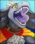 Rating: s
ID: 3647008
Date: 2022-10-24 11:57:36 -0400
Status: active
Score: 22
4:5 4_ears acidic anthro avian black_border bodily_fluids border bust_portrait detailed_mouth drooling fangs feathers gaping_mouth glistening glistening_eyes grey_body grey_scales head_feathers hi_res male mouth_shot multi_ear narrowed_eyes open_mouth portrait pupils saliva saliva_on_chin saliva_on_tongue saliva_string scales simple_background slit_pupils solo taaa_(darlantanis) teeth teshari unsigned white_body white_feathers post #3647008