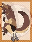 Rating: s
ID: 5165435
Date: 2024-11-06 23:00:50 -0500
Status: active
Score: 2
2022 absurd_res anthro appleiklo bottomwear brown_body brown_fur brown_hair claws clothed clothing double_claw eye_scar facial_scar feet fluffy foot_focus full_pad fur grey_pawpads grey_soles gulonine hair hi_res hybrid kangaroo macropod male mammal marsupial marten mustelid musteline orange_eyes pawpads paws plantigrade ra'zim sable_(marten) scar shorts shorts_only solo tail tan_body tan_fur topless post #5165435