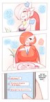 Rating: s
ID: 2836104
Date: 2021-07-18 15:28:43 -0400
Status: active
Score: 105
2021 absurd_res artist_collaboration black_eyes blue_eyes blush bodily_fluids candy chubby_gardevoir clothed clothing color_coded color_coded_speech_bubble color_coded_text conjoined_speech_bubble container cup cutlery dessert dialogue disembodied_hand duo electronics emoticon english_text eyewear female flower food fork galutine gardevoir generation_3_pokemon glasses hair hair_over_eye heart_before_text heart_font heart_symbol hi_res kitchen_utensils nintendo not_furry one_eye_obstructed open_mouth orange_clothing orange_hair orange_shirt orange_topwear phone plant plate pokemon pokemon_(species) polygonal_speech_bubble pupils saltyxodium shirt smile speech_bubble stuttering sweat tea_cup teeth text text_with_heart tongue tools topwear vase white_clothing white_hair yellow_pupils post #2836104
