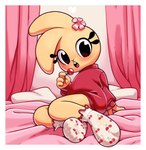 Rating: s
ID: 5633051
Date: 2025-06-10 13:50:15 -0400
Status: pending
Score: 5
2024 4_fingers anthro bed black_eyes blush bonita_(gaturo) border buckteeth clothing conditional_dnp digital_media_(artwork) eyelashes female female_anthro fingers flower_accessory flower_on_head food footwear fruit fur furniture gaturo glistening glistening_eyes glistening_fruit heart_symbol hi_res holding_cherry holding_food holding_fruit holding_object lagomorph leporid looking_at_viewer mammal on_bed open_mouth pillow pink_bed_sheet plant print_clothing print_footwear print_socks rabbit red_blush red_clothing red_sweater red_topwear shaded socks solo sweater teeth topwear white_border white_clothing white_footwear white_heart white_pillow white_socks yellow_body yellow_ears yellow_fur post #5633051