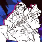 Rating: s
ID: 5032013
Date: 2024-09-05 18:22:56 -0400
Status: active
Score: 20
5_fingers abstract_background anthro bass_guitar bottomwear burrows_(captain_nikko) captain_nikko clothing electronics eyewear facial_hair facial_piercing fingers fish gabriel_(captain_nikko) goatee guitar hair headphones headphones_around_neck jacket male marine monochrome musical_instrument nose_piercing nose_ring piercing playing_bass playing_music plucked_string_instrument portrait ring_piercing shark sharp_teeth shirt short_hair shorts smile solo string_instrument sunglasses tail teeth three-quarter_portrait topwear zigzag_teeth post #5032013