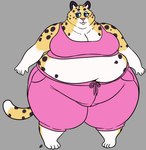 Rating: s
ID: 5322880
Date: 2025-01-22 00:03:28 -0500
Status: active
Score: 4
4_toes 6_fingers anthro belly big_belly blue_eyes bottomwear bra captainelderly cheetah clothed clothing dipstick_tail feet felid feline female fingers fur grey_background hi_res mammal markings multicolored_body multicolored_fur obese obese_anthro obese_female overweight overweight_anthro overweight_female pink_nose shorts simple_background solo tail tail_markings tan_body tan_fur toes underwear post #5322880