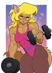 Rating: s
ID: 5464310
Date: 2025-03-29 16:20:12 -0400
Status: active
Score: 30
2025 anthro biceps big_muscles blonde_hair bodily_fluids breasts callie_briggs clothing deltoids domestic_cat dumbbell exercise eyewear felid feline felis female glasses hair hanna-barbera huge_thighs leotard mammal muscular muscular_anthro muscular_female pecs pecs_with_breasts pokkuti quads solo swat_kats sweat thick_thighs vein weights wide_hips post #5464310