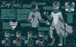 Rating: s
ID: 4957694
Date: 2024-08-02 00:01:47 -0400
Status: active
Score: 8
16:10 absurd_res amputee anthro armwear arrow_marking benji_hextail_(heart-buzz) black_claws black_hair black_nose black_pawpads blue_body blue_fur bondage_pants bottomwear cane canid canine claws clothing collar digitigrade dimple_piercing dipstick_tail disability ear_piercing english_text eyebrow_piercing eyewear facial_piercing fishnet_armwear fishnet_clothing fox fur gauged_ear glasses gloves_(marking) grey_body grey_fur hair heart-buzz heterochromia hi_res highlights_(coloring) kit_fox leg_markings male mammal markings mobility-aid nipple_piercing nipples outfit_reference pants pawpads piercing pink_nipples prosthetic prosthetic_leg prosthetic_limb socks_(marking) solo spiked_collar spikes spiky_hair tail tail_markings teal_hair text tipped_ears true_fox whiskers widescreen post #4957694