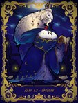 Rating: s
ID: 4907131
Date: 2024-07-09 03:19:10 -0400
Status: active
Score: 11
3:4 absurd_res anthro ars_goetia avian avian_feet bangboodoragon big_breasts bird black_eyes blue_background blue_clothing blue_corset blue_dress book breasts claws cleavage clothed clothing corset crown demon dress eyelashes falling_star feathers female grey_claws hair hand_behind_back headgear hi_res holding_book holding_object huge_breasts lesser_key_of_solomon lingerie long_hair markings meteor_shower mole_(marking) mole_under_eye moon owl owl_demon purple_sclera side_view simple_background solo star stolas_(goetia) tan_hair text topwear white_body white_feathers wide_hips post #4907131