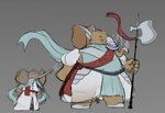 Rating: s
ID: 5580538
Date: 2025-05-18 03:25:58 -0400
Status: active
Score: 7
absurd_res age_progression aged_up anthro armor big_ears bracelet breastplate brown_body brown_fur clothing duo elephantid eyes_closed fat_rolls fat_thighs fog friendship_bracelet fur halberd half-closed_eyes happy hi_res jewelry knight loxodon male mammal mammoth medal melee_weapon narrowed_eyes oversized_clothing overweight overweight_anthro overweight_male polearm prehistoric_species proboscidean sash scarf tail tired tired_eyes translucent translucent_clothing tusks warrior weapon whichhat wide_hips young young_anthro young_male post #5580538