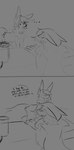 Rating: s
ID: 5659039
Date: 2025-06-21 20:32:12 -0400
Status: active
Score: 10
absurd_res appliance barista blush bodily_fluids buns_and_foxes cafeteria coffee_maker comic_panel ear_twitch eeveelution ellipsis feral fingers generation_1_pokemon generation_5_pokemon hi_res jolteon kitchen_appliance kitrinos_(buns_and_foxes) leaf leaf_arms long_ears male monochrome nintendo pokemon pokemon_(species) serperior sketch sorren_(buns_and_foxes) sweat post #5659039