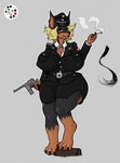 Rating: s
ID: 3587071
Date: 2022-09-25 03:47:11 -0400
Status: active
Score: 19
anthro armband canid canine canis cigarette dobermann domestic_dog female german germany grietje_(miyuka) gun handgun hi_res mammal mauser mauser_c96 megucadead military nazi nazi_armband nazi_uniform nazifur nazifur_armband officer pinscher ranged_weapon schutzstaffel solo totenkopf waffen-ss weapon world_war_2 post #3587071