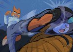 Rating: s
ID: 5646073
Date: 2025-06-16 10:59:19 -0400
Status: pending
Score: 4
absurd_res action_pose action_scene canid canine diane_foxington domestic_cat dreamworks felid feline felis fight fighting_pose fox hi_res kick kitty_kat_(the_bad_guys) mammal motion_lines pose tagme the_bad_guys toonarscontent post #5646073