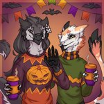 Rating: s
ID: 5250486
Date: 2024-12-18 08:16:15 -0500
Status: active
Score: 20
1:1 beverage clothing coffee_cup container cup duo female gesture hair halloween halloween_decoration hi_res holding_beverage holding_object holidays kira_larsson looking_at_viewer scarf sergal smile tail tail_tuft tuft waving yuri_renior_(courierserg) post #5250486