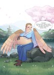 Rating: s
ID: 4579045
Date: 2024-02-04 22:18:21 -0500
Status: active
Score: 46
2024 absurd_res anthro avian barefoot barn_owl beak belly big_belly big_breasts bird bottomwear breasts brown_body brown_feathers clothed clothing day dialogue english_text eyebrows feathers feet female fingers hand_on_own_belly hi_res hou_suyin_(icecreamcoconuts) non-mammal_breasts onomatopoeia outside owl papa_soul plant pregnant solo sound_effects speech_bubble tan_body tan_feathers text topwear tree tyto tytonid water wings post #4579045