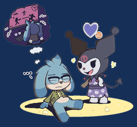 Rating: s
ID: 5669389
Date: 2025-06-26 17:05:47 -0400
Status: active
Score: 2
2025 alpha_channel anthro aster_(oagoner) biped black_nose blue_hair bottomless clothed clothing colored computer_keyboard countershade_face countershade_torso countershading daydream duo ellipsis eyes_closed eyewear female floppy_ears glasses gloves_(marking) hair heart_symbol high-angle_view japanese_text kuromi leg_markings male markings oagoner onegai_my_melody open_mouth open_smile rear_view sanrio shadow simple_background sitting sitting_on_ground smile socks_(marking) spade_tail spread_legs spreading standing tail text thought_bubble three-quarter_view transparent_background white_body white_countershading white_inner_ear post #5669389