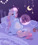 Rating: s
ID: 5591188
Date: 2025-05-22 17:12:22 -0400
Status: active
Score: 12
2022 accessory bed belly big_belly black_kitty blue_blanket blue_body blue_fur blue_hooves blue_pillow blush bow_ribbon ceiling_decoration closed_smile colored digital_drawing_(artwork) digital_media_(artwork) english_description equid equine eyelashes fan_character female female_feral feral flower fur furniture hair_accessory hair_bow hair_ribbon hasbro heart_pillow hi_res hooves horn inside light lighting long_mane long_tail magic magic_user mammal mane marey_(mioulgaw) mouth_closed my_little_pony mythological_creature mythological_equine mythology on_bed pillow pink_mane pink_tail plant pregnant pregnant_female pregnant_feral purple_bow quadruped red_eyes red_flower ribbons rose_(flower) shaded sitting sitting_on_bed smile solo sparkles tail two_tone_tail unguligrade unicorn_horn winged_unicorn wings post #5591188