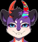 Rating: s
ID: 5666390
Date: 2025-06-25 07:13:23 -0400
Status: pending
Score: 1
animated black_ears black_hair blinking blue_eyes demon dio_nayl fangs fur hair headshot_portrait horn hybrid kekyi male mammal multicolored_horn mustelid orange_body orange_fur orange_horn otter pink_sclera portrait purple_body purple_fur rainbow_horn smug_grin solo teeth tie-dye white_body white_fur post #5666390