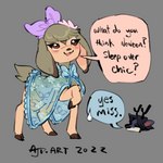 Rating: s
ID: 3452210
Date: 2022-07-17 13:01:34 -0400
Status: active
Score: 27
2022 accessory black_hair bow_(knot) bow_ribbon brown_eyes cervine deer deerling dialogue english_text female feral flipside fur generation_5_pokemon grey_background grey_body grey_fur hair hair_accessory hair_bow hair_ribbon male mammal negligee nintendo pokemon pokemon_(species) ribbons sawsbuck simple_background speech_bubble sweatdrop_(iconography) tan_body tan_fur tan_hair text post #3452210