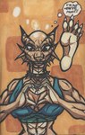 Rating: s
ID: 5235039
Date: 2024-12-10 15:29:55 -0500
Status: active
Score: 3
anthro bald bald_female bell bell_collar big_feet big_hands big_nose black_eyes breasts cleavage clothed clothing collar colored_markers copper_dragon_(dnd) copper_dragonborn_(dnd) dark_eyes dragon dragon_(dnd) dragonborn_(dnd) dungeons_and_dragons feet female flat_nose full_lips glistening glistening_head half-length_portrait hasbro hi_res horn huge_feet large_nose lips marker_(artwork) muscular muscular_female mythological_creature mythological_scalie mythology nyaam pantsless_female portrait prehistoric_species scalie surixana_maritima synapsid synapsid_dragon thick_lips traditional_media_(artwork) wet_nose wide_nose wizards_of_the_coast xemxemgulion post #5235039