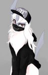 Rating: s
ID: 2559186
Date: 2021-01-05 16:26:46 -0500
Status: active
Score: 114
2020 absol absurd_res alternative_fashion canid canine chest_tuft clothed clothing conditional_dnp digital_media_(artwork) ebnet face_mask feral fur generation_3_pokemon hair hat headgear headwear hi_res hoodie horn looking_at_viewer male mammal mask nintendo pokemon pokemon_(species) red_eyes simple_background snapback_hat solo standing topwear tuft white_body white_fur post #2559186