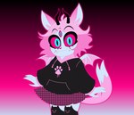 Rating: s
ID: 5074633
Date: 2024-09-25 19:41:30 -0400
Status: active
Score: 63
2024 2_horns 3_eyes 4_fingers anthro ashleywolf259 black_clothing black_eyebrows black_hoodie black_horn black_legwear black_stockings black_topwear blue_eyes bottomwear canid canine clothed clothed_anthro clothed_female clothing digital_drawing_(artwork) digital_media_(artwork) dipstick_tail emberlynn_pinkle eyebrow_through_hair eyebrows eyelashes eyelashes_through_hair female female_anthro fingers flat_colors fluffy fluffy_tail fur gradient_background hair helluva_boss hi_res hoodie horn legwear long_tail looking_at_viewer mammal markings medium_hair membrane_(anatomy) membranous_wings multi_eye pattern_bottomwear pattern_clothing pattern_skirt pink_background pink_bottomwear pink_clothing pink_hair pink_nose pink_sclera pink_skirt pink_tail pink_wings plaid plaid_bottomwear plaid_clothing plaid_skirt pupils simple_background sinner_demon skirt slit_pupils smile smiling_at_viewer solo standing stockings tail tail_markings topwear translucent translucent_hair unmoving_pattern white_body white_fur white_inner_ear white_tail_tip wings post #5074633